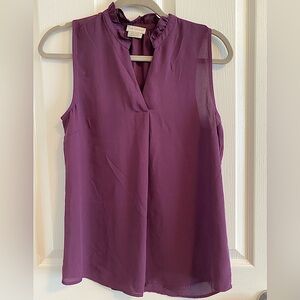 Van Heusen, sleeveless, XS, purple blouse